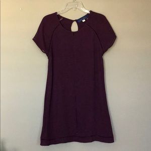 Dark maroon dress